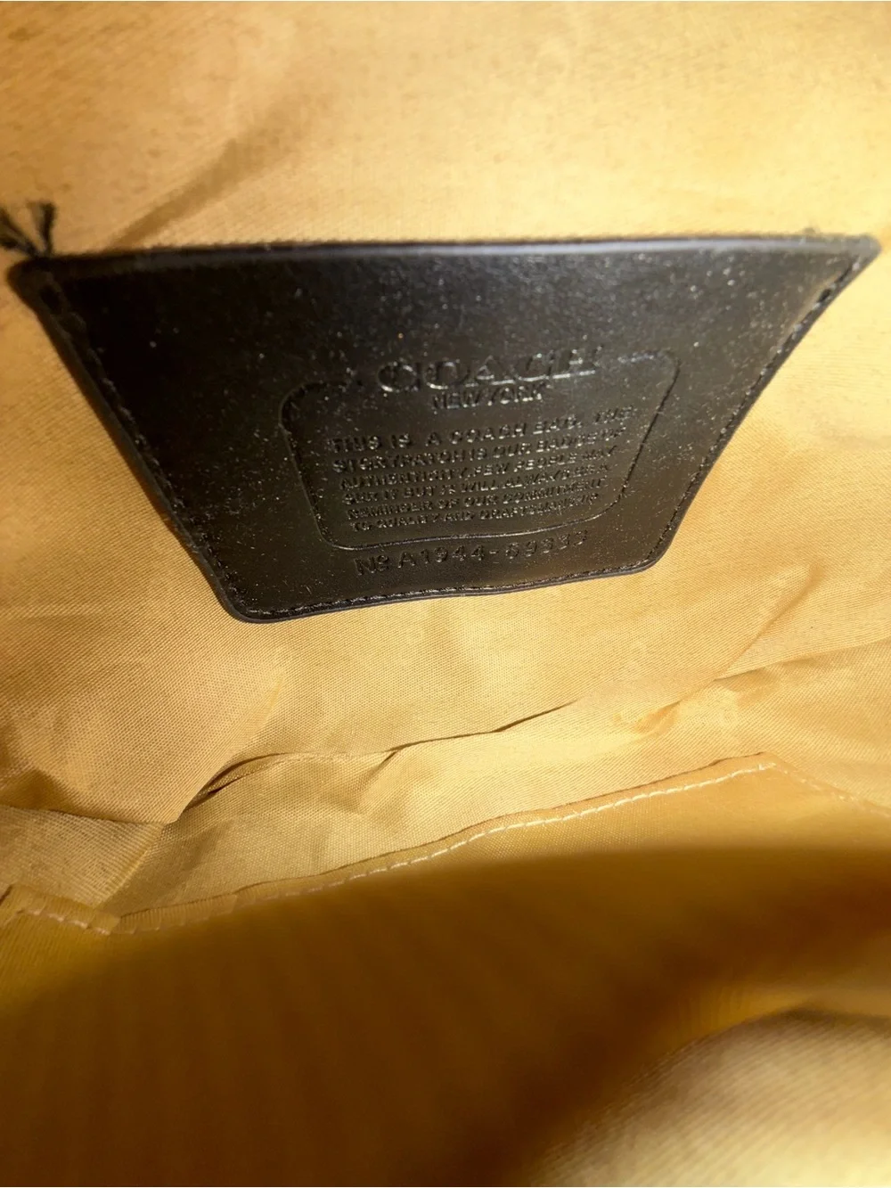 Coach Black Shoulder Bag with Gold Hardware